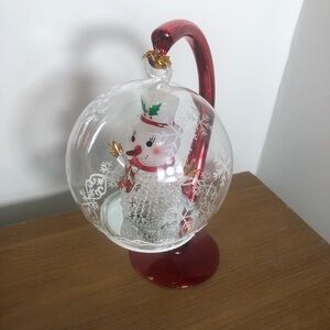 Sorelle Light Up LED Glass Hand Blown Ornament